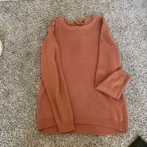 Orange sweater